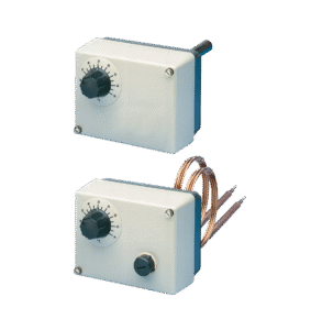 JUMO ATH 603026 pintaan asennettava kaksoistermostaatti teollisuuden lämpötilansäätöön