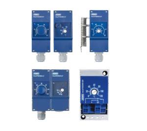 JUMO heatTHERM-DR pintatermostaatti DIN-kiskokiinnityksellä