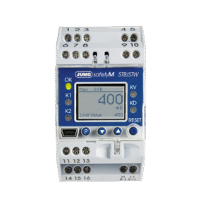 JUMO safetyM STB/STW turvalämpötilarajoitin
