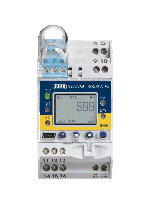 JUMO safetyM STB/STW Ex turvalämpötilarajoitin