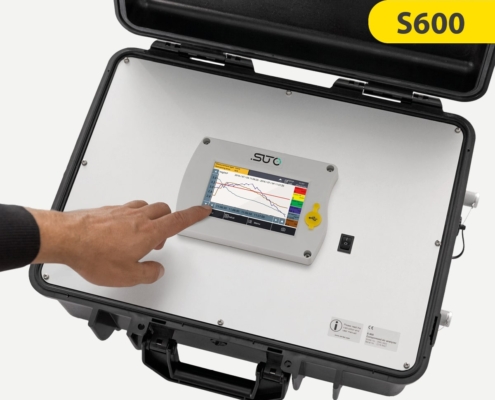 SUTO S600 kannettava paineilman puhtausanalysaattori paineilmalle ja kaasuille