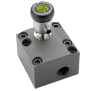 OMNI-VHZ hammaspyörämallinen tilavuusvirtausmittari LCD-näytöllä