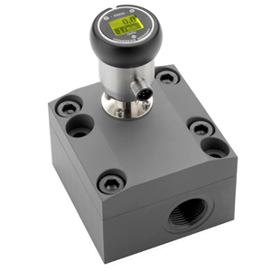 OMNI-VHZ hammaspyörämallinen tilavuusvirtausmittari LCD-näytöllä